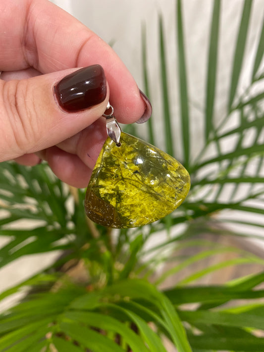 Pendentif - Opale verte