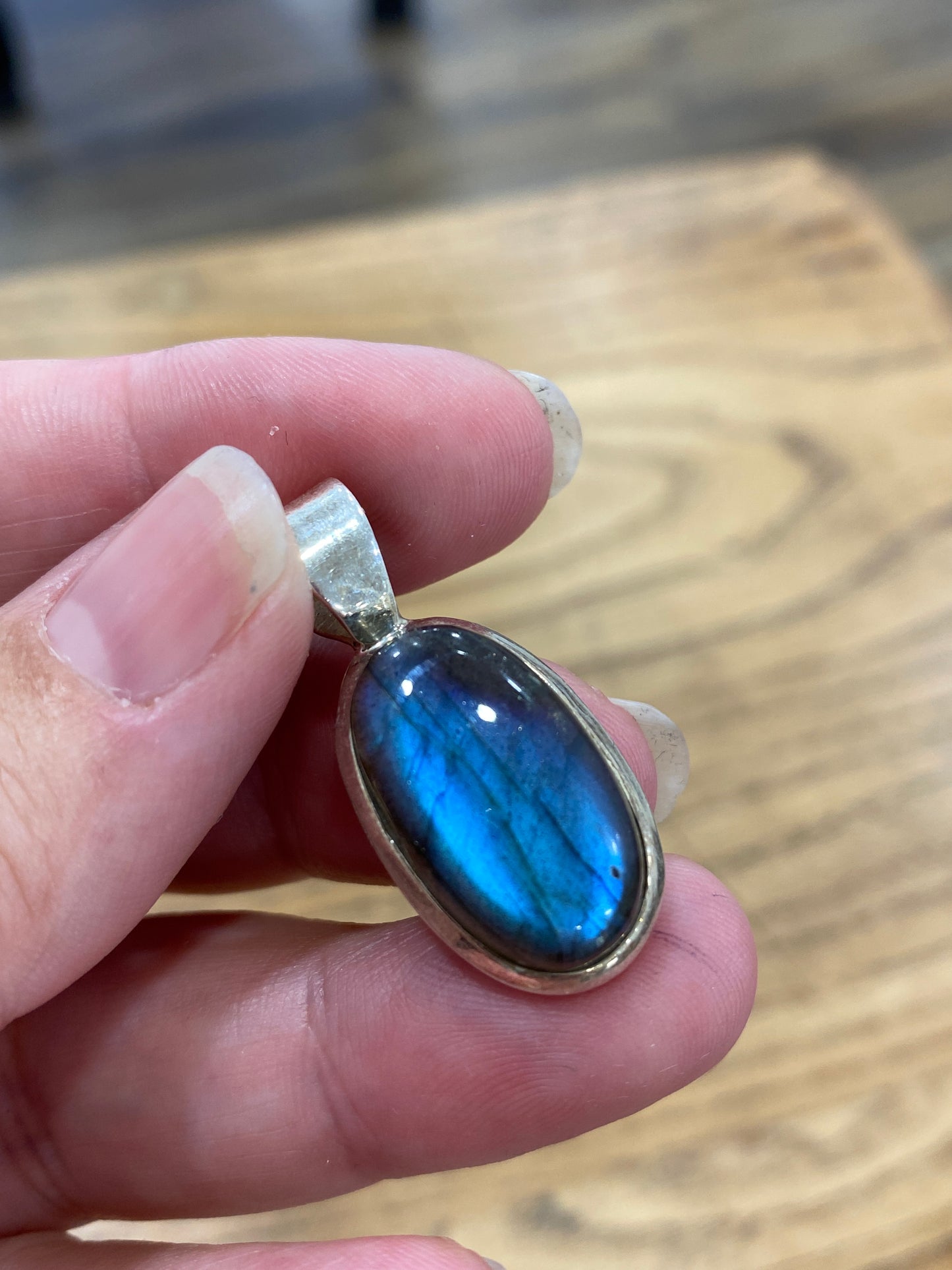 Pendentif argent 925 - Labradorite