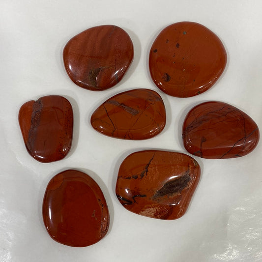 GALET PLAT - JASPE ROUGE