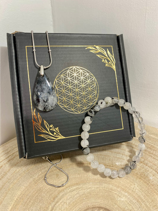 Coffret - Quartz Tourmaline