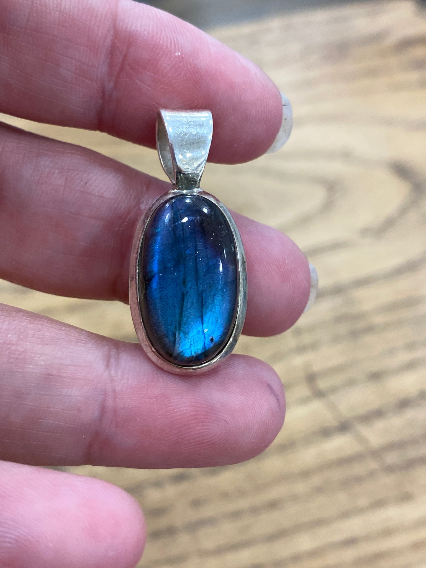 Pendentif argent 925 - Labradorite