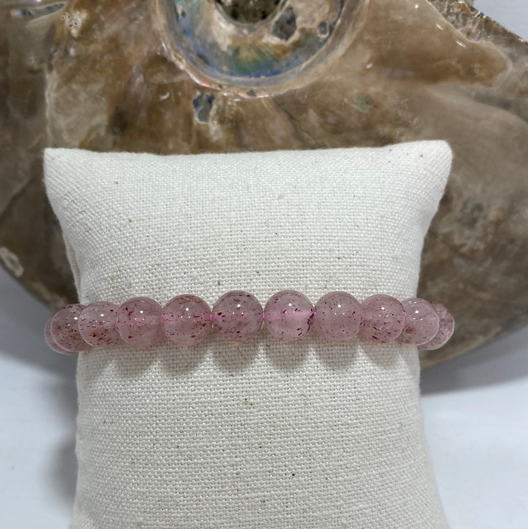 BRACELET - QUARTZ FRAISE