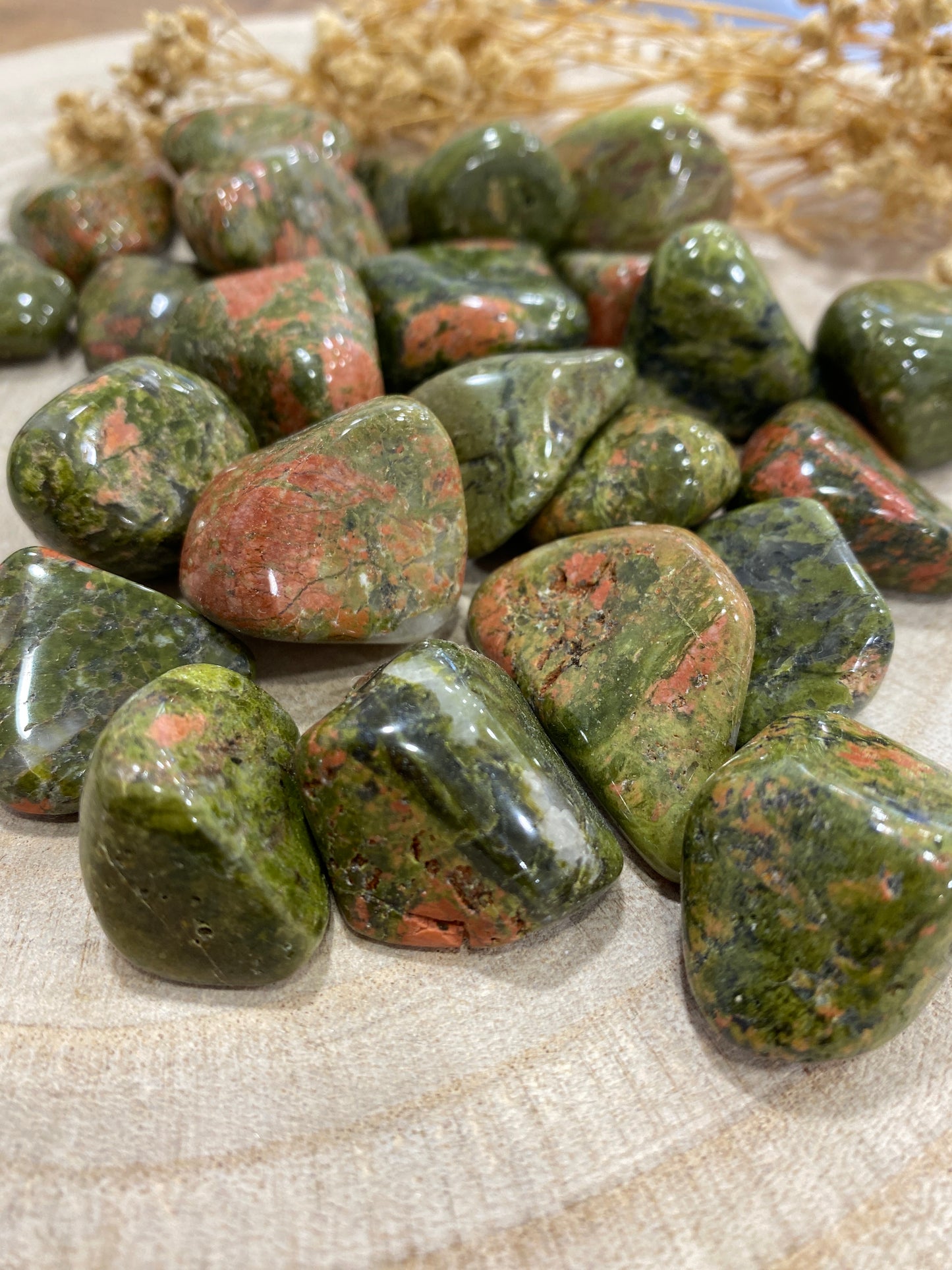 PIERRES ROULÉES- UNAKITE