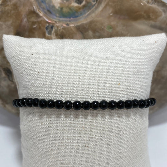 BRACELET - OBSIDIENNE DOREE