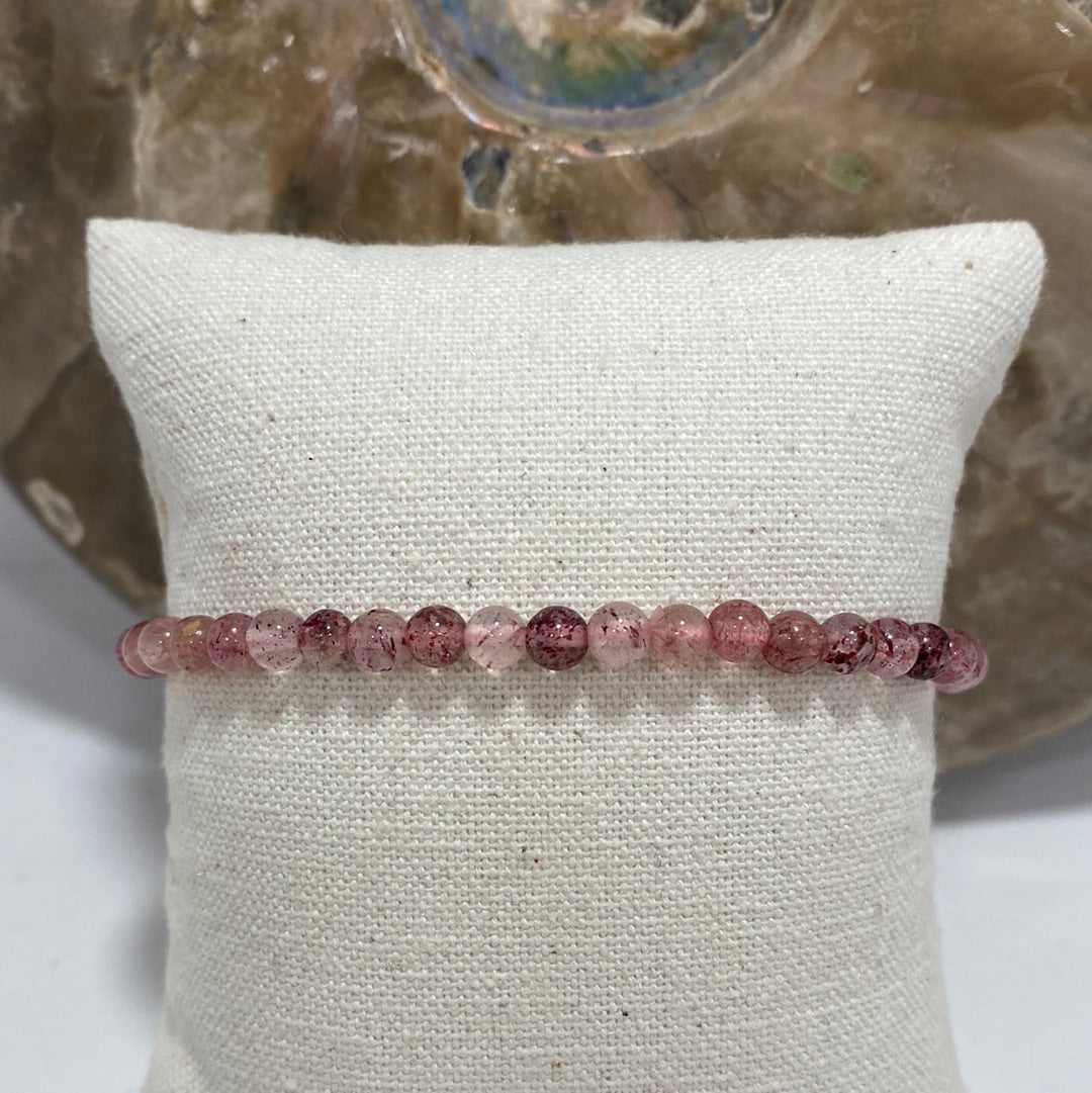 BRACELET - QUARTZ FRAISE