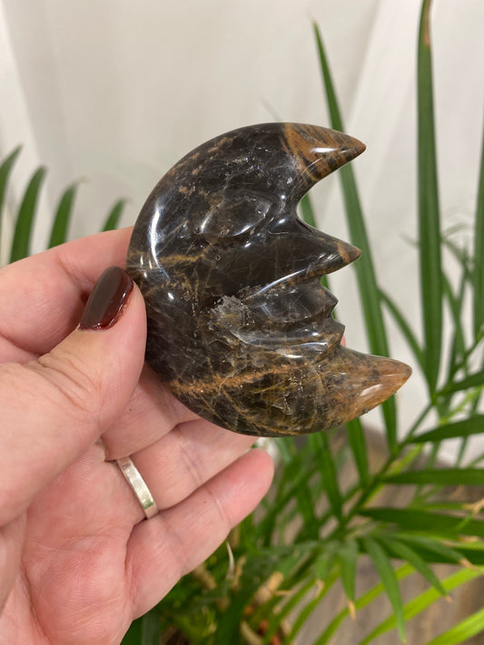 Lune - Pierre de lune noire 1