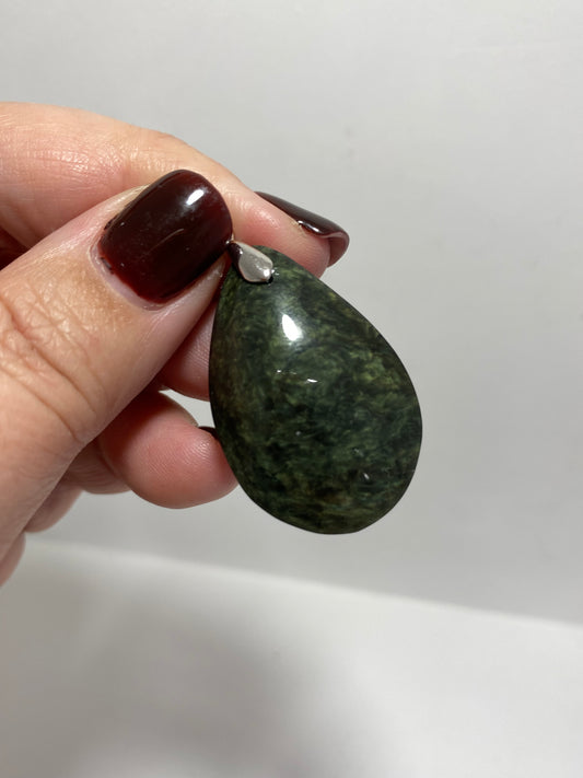 Pendentif - Obsidienne Manta Huichol