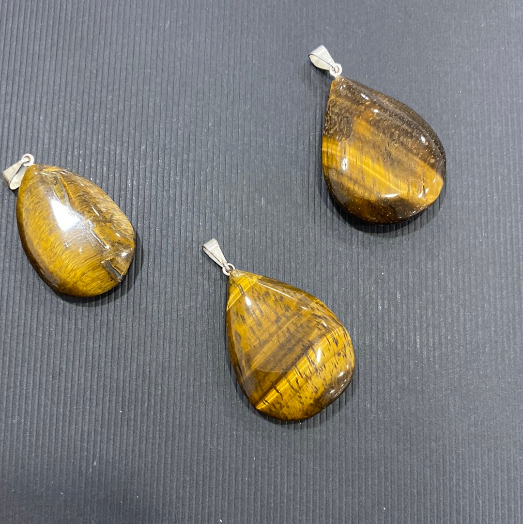 PENDENTIF - OEIL DE TIGRE
