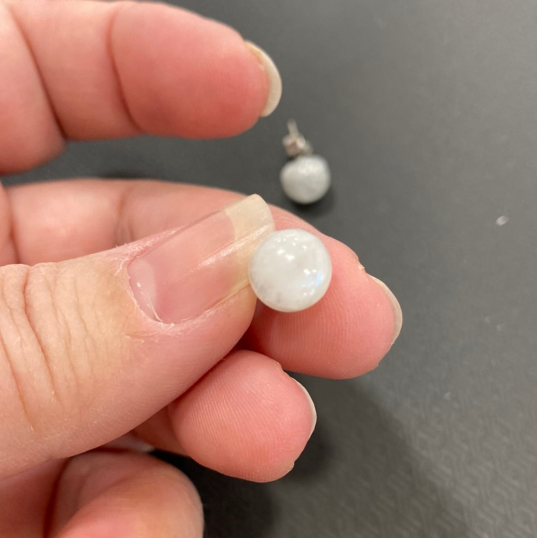 Boucles d’oreilles - Pierre de lune