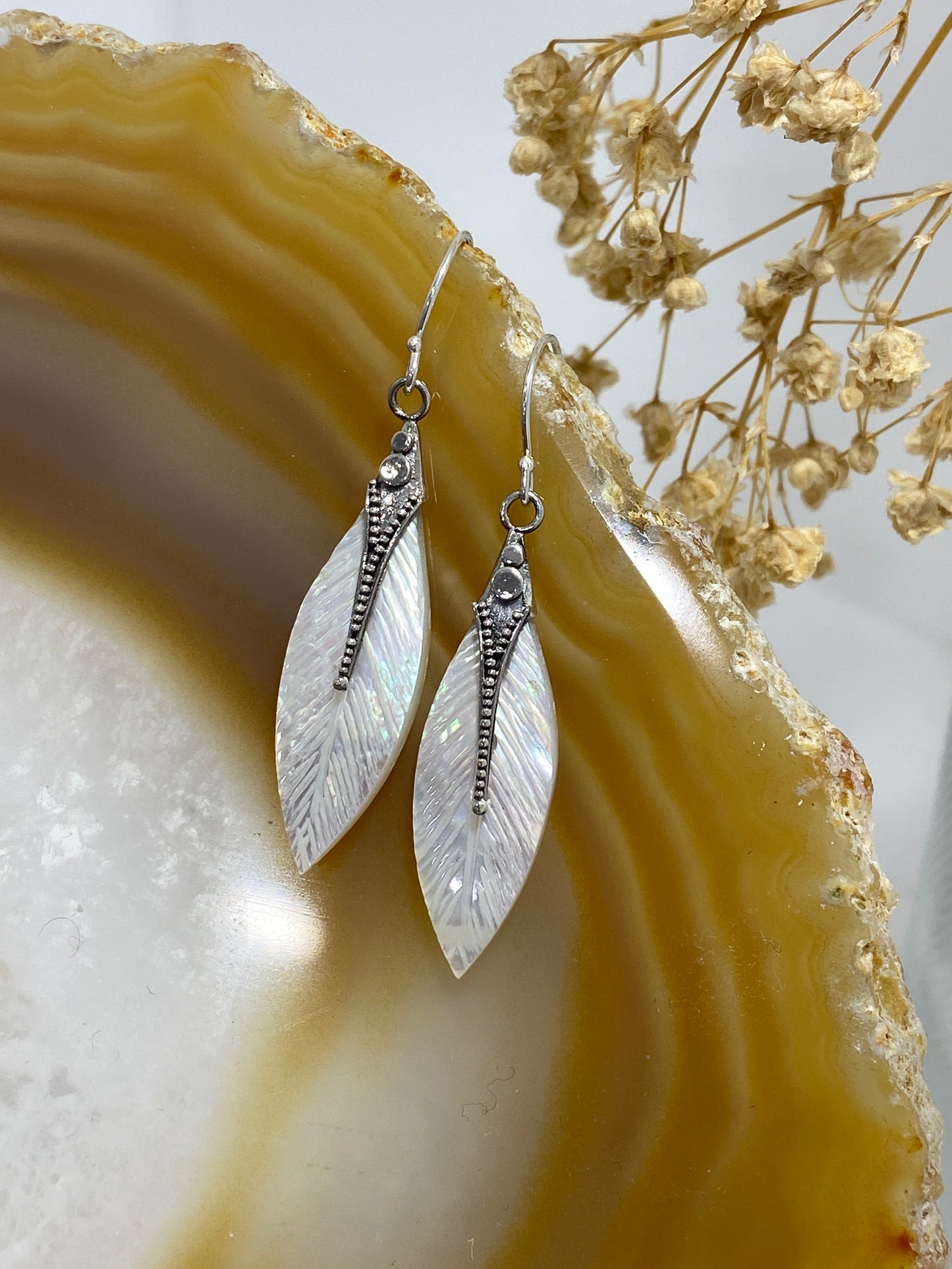 BO-NAC01 - Boucles d'oreilles Nacre
