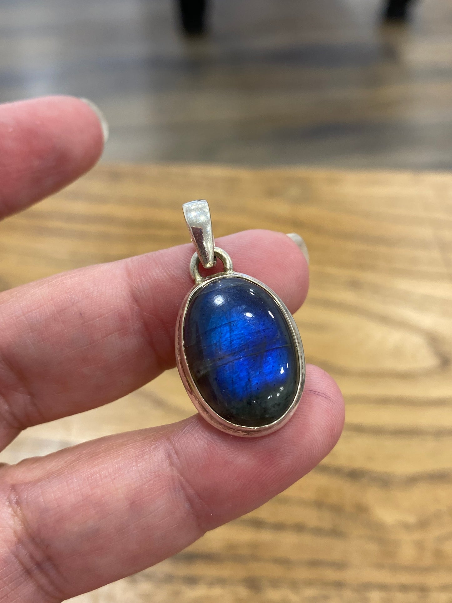 Pendentif argent 925 - Labradorite
