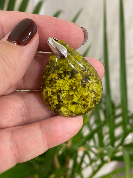 Pendentif - Opale verte
