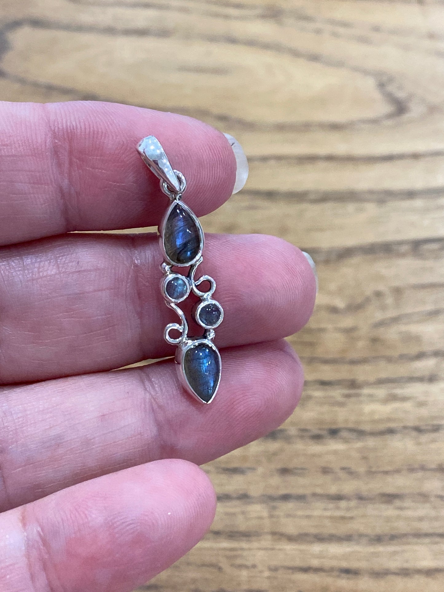 Pendentif argent 925 - Labradorite
