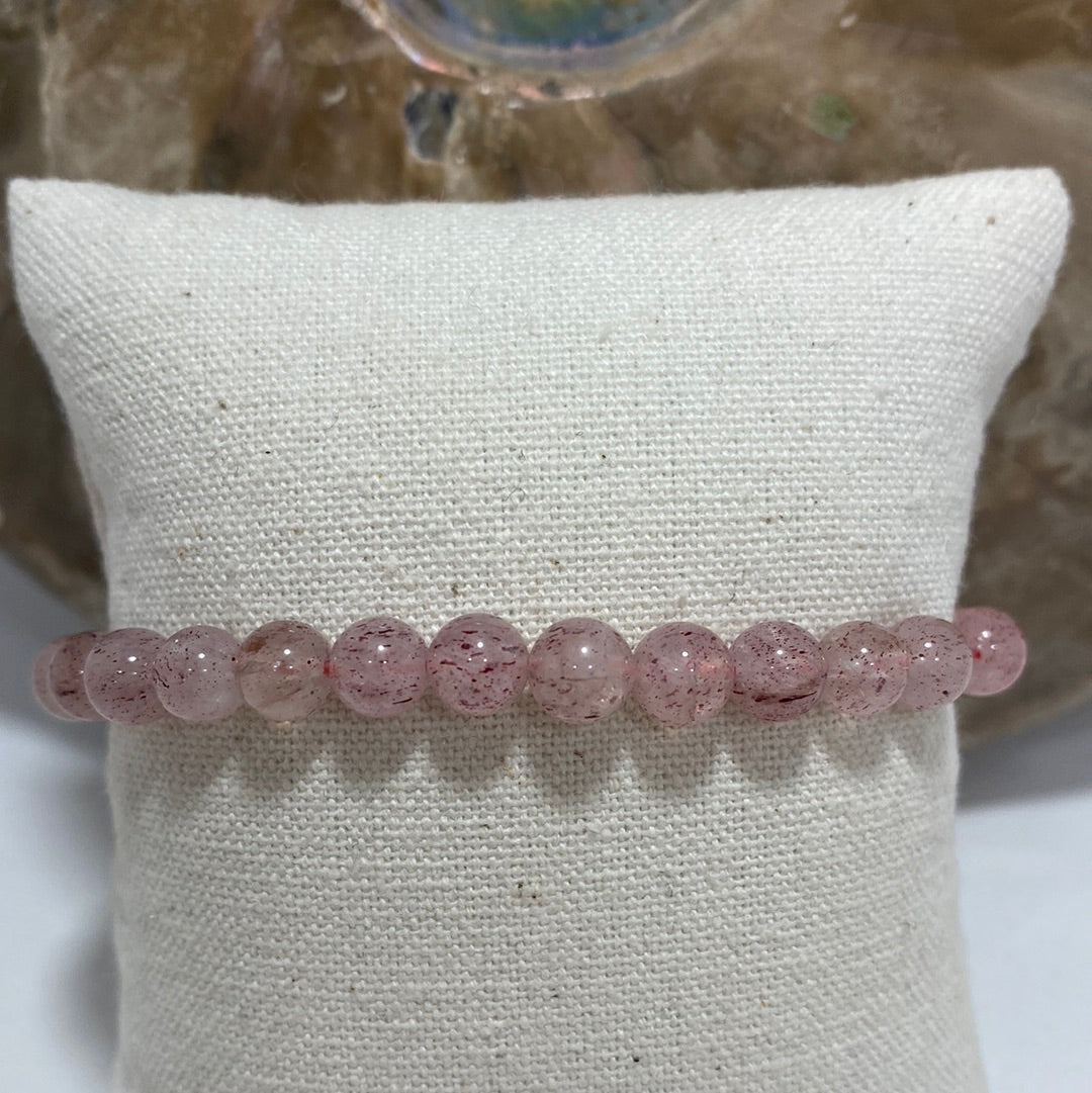 BRACELET - QUARTZ FRAISE