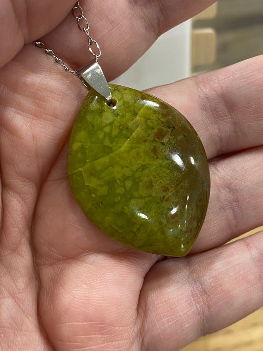 Pendentif - Opale verte