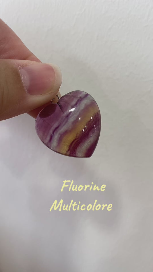 PENDENTIF - FLUORINE MULTICOLORE