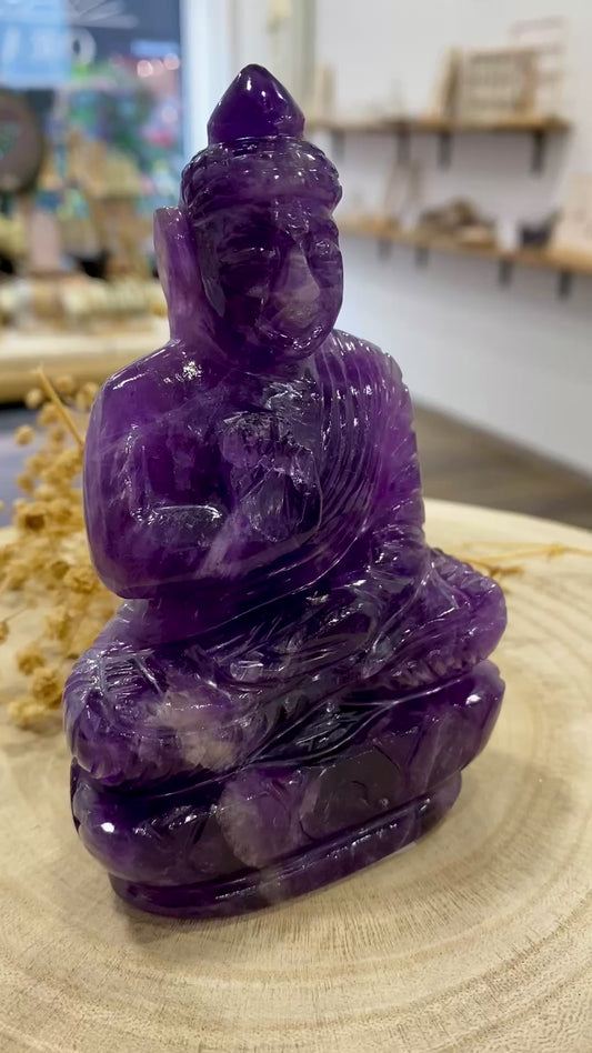 Bouddha améthyste