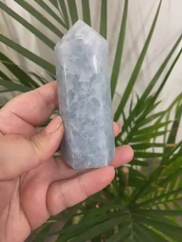 Pointe en Calcite Bleue