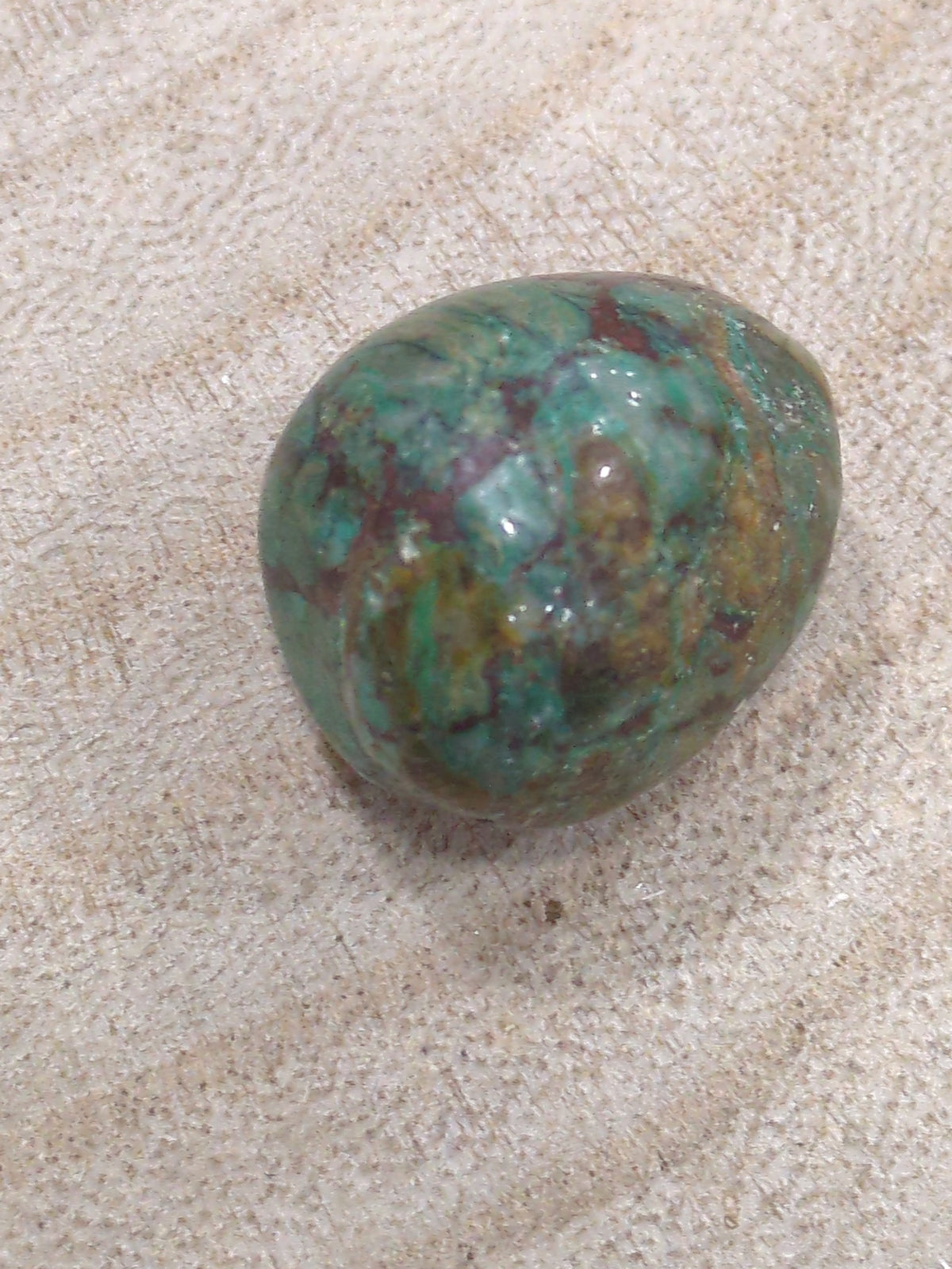Pierres roulées - Chrysocolle Taille S