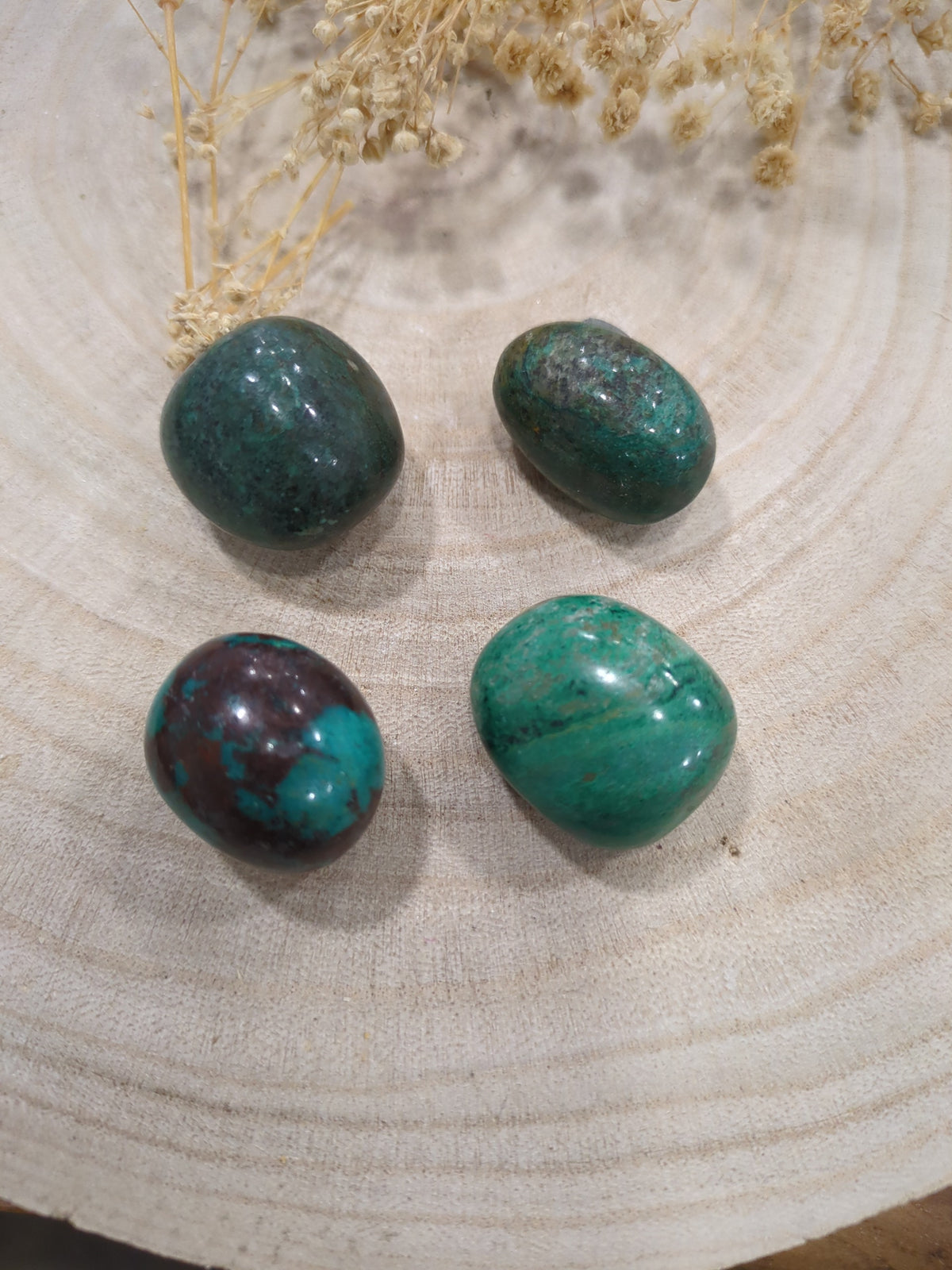 Pierres roulées - Chrysocolle Taille M